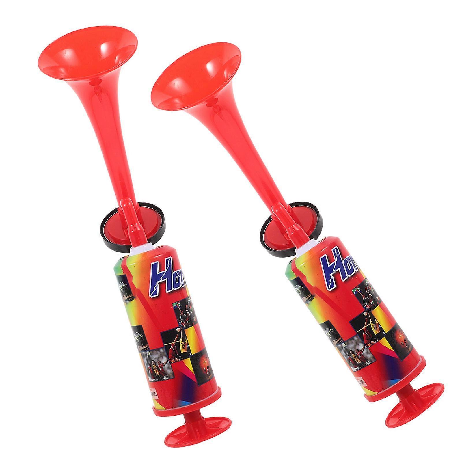 Party Air Horn Hand Held Large Noise Maker For Sports Events Cylindrical Shape Random Color 2Pcs