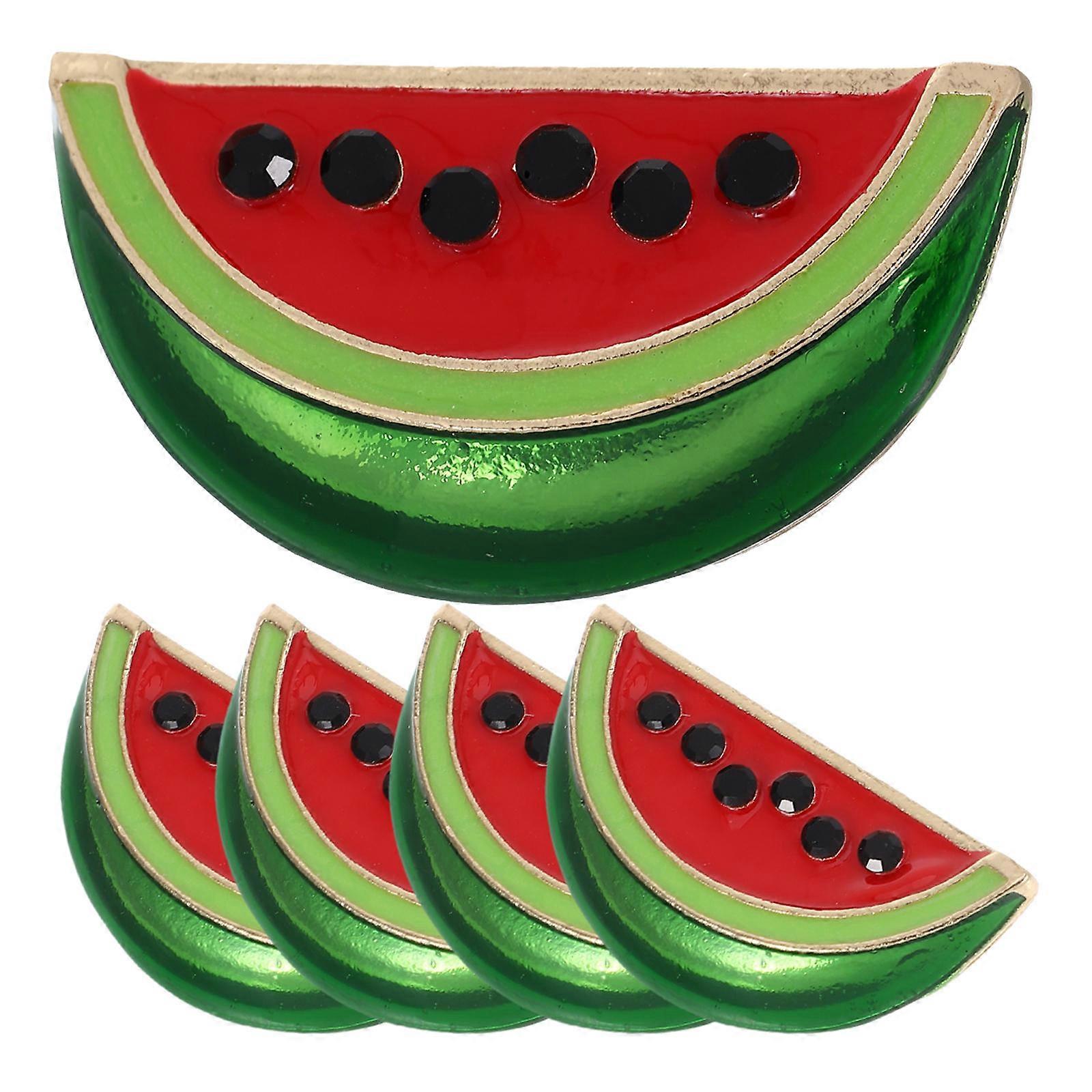 Watermelon Lapel Badge Delicate Style Party Occasion 5Pcs