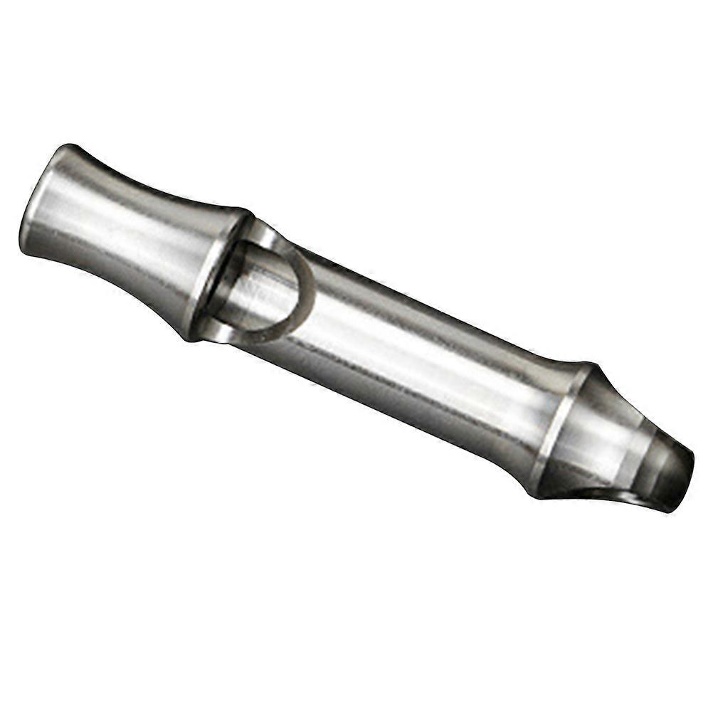 Sports Competition Whistle Titanium Alloy Whistle for Outdoor Camping Hiking Boating Hunting Silver 4.8x0.96cm Mini and Portable 1Set