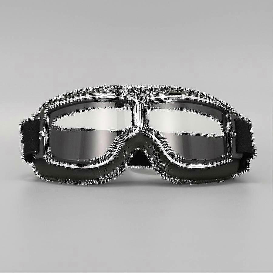 Lunettes de moto rétro aviateur