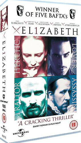 Elizabeth DVD (2006) Cate Blanchett Kapur (DIR) cert 15 - Region 2