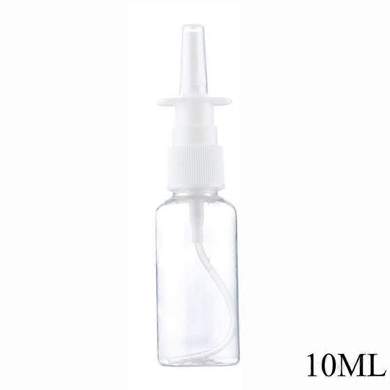 Empty Nasal Mist Bottles Pump Sprayer Nose Spray Small Bottle 20 TransparentA 10ml