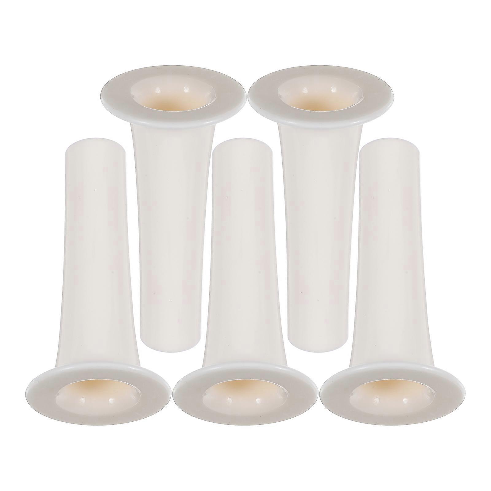 Silicone Straw Tips For Sports Cup Drinking Bottle Reusable Accessory White 5Pcs