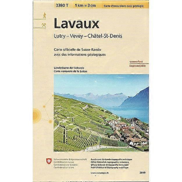 Lavaux Walking Map 3380t