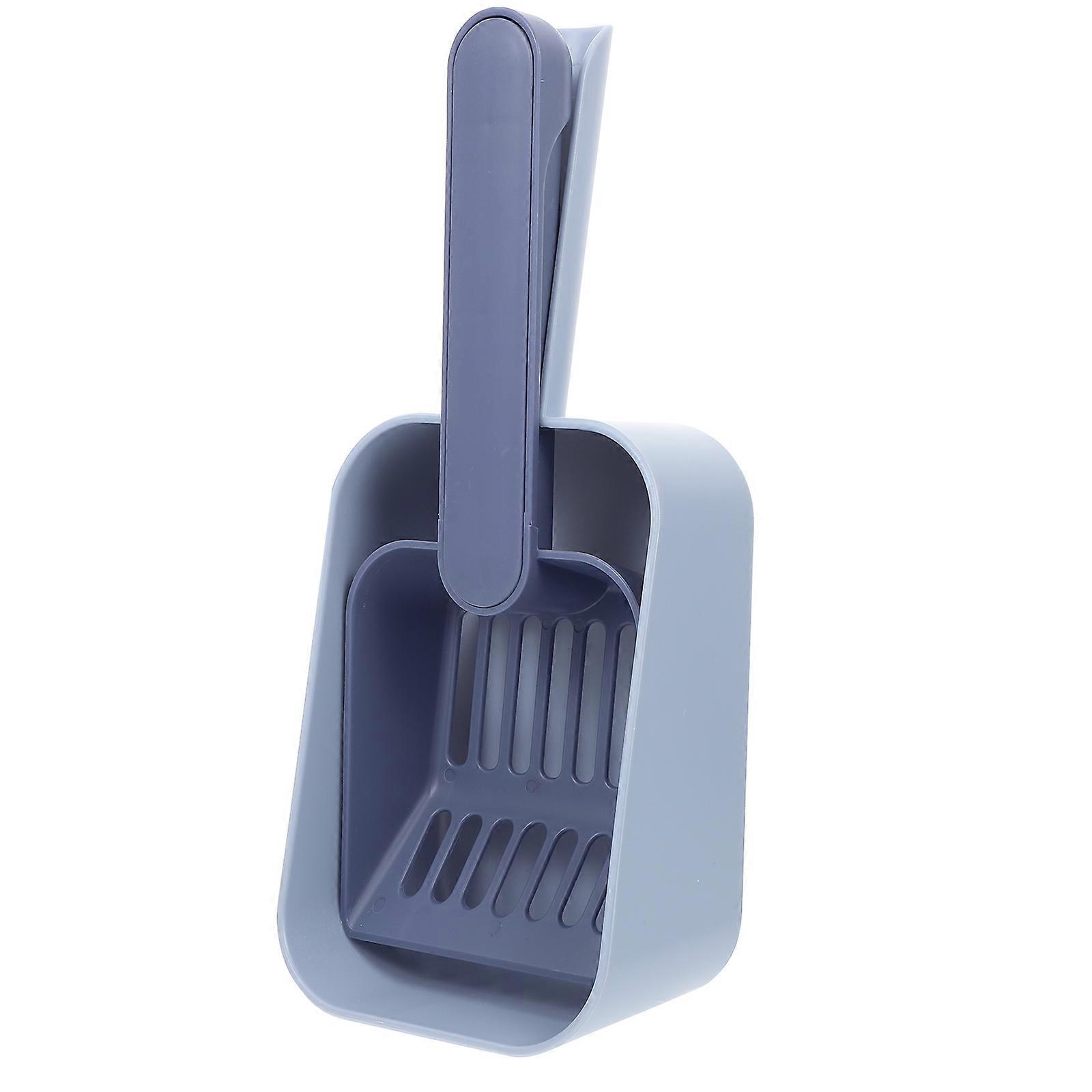 Litter Scoop Set with Dustpan for Quick and Easy Pet Waste Cleanup HIPS Material