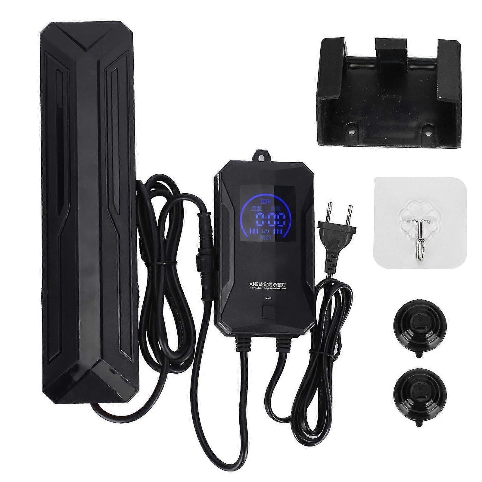 Ultraviolet Germicidal Light for Algae Removal with Smart Timing for Home Aquariums EU Plug