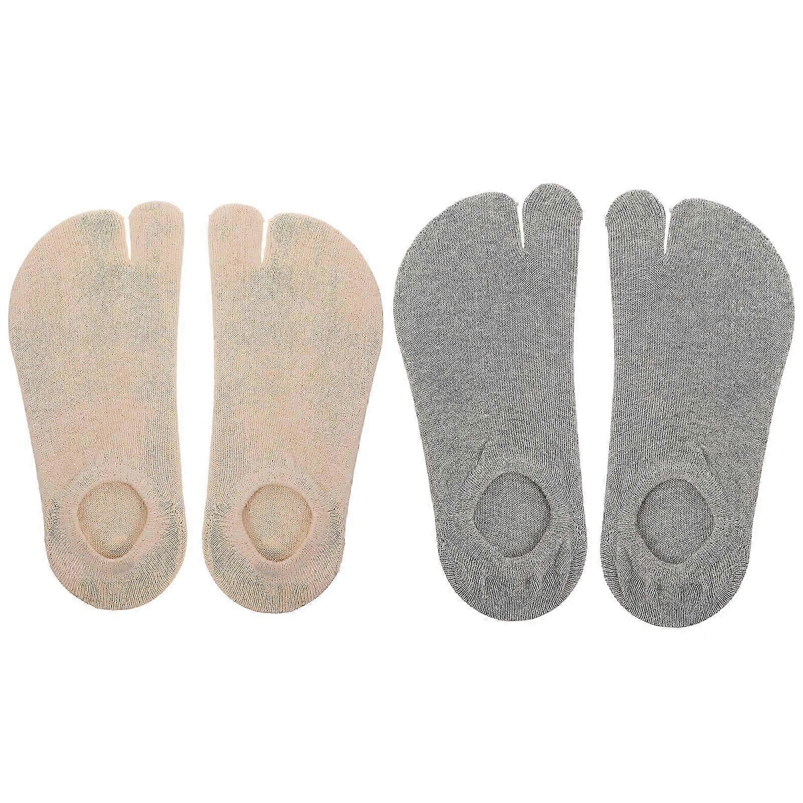 2 Pairs Short Split Toe Sock Premium Split Toe Sock Split Toe Sock