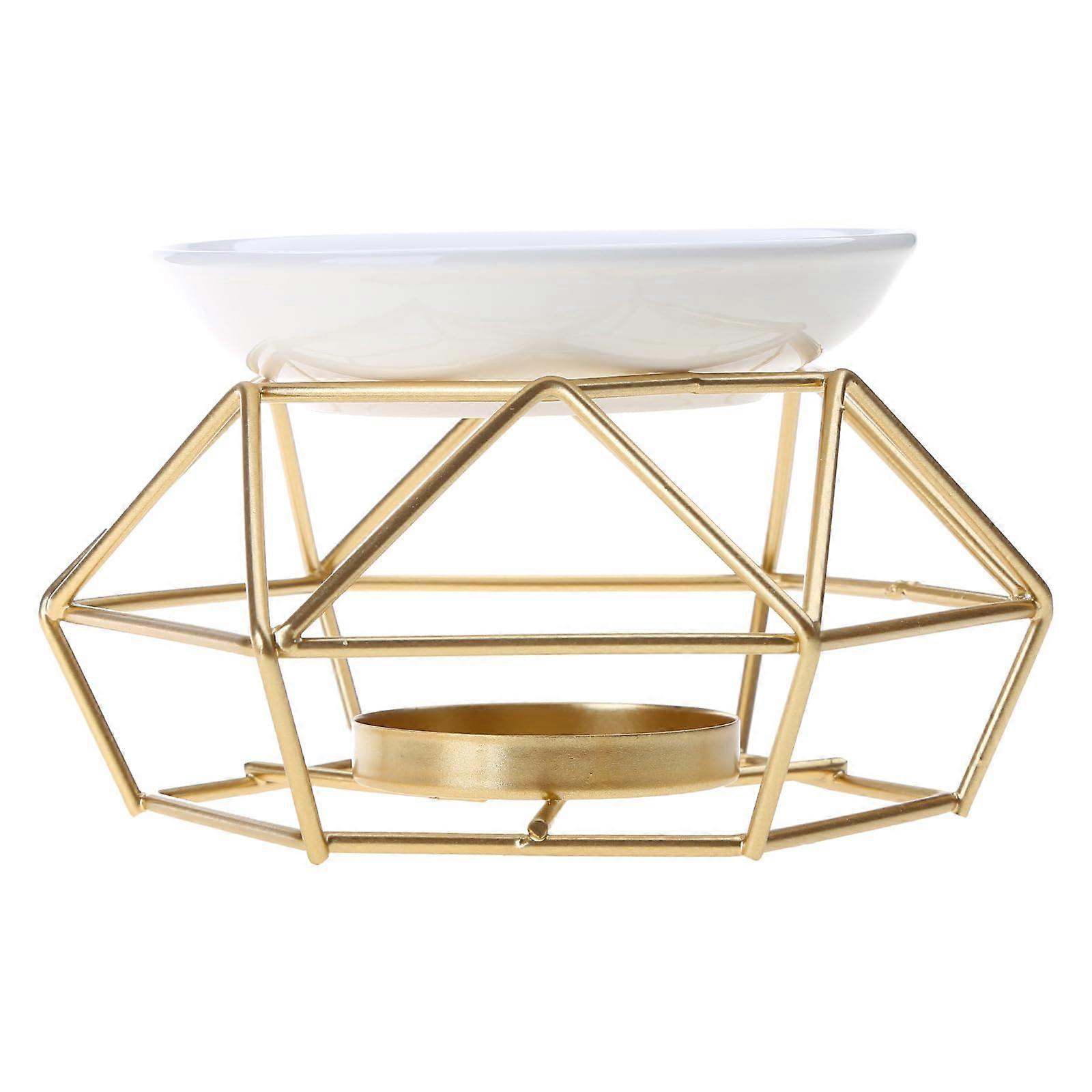 Metallwachsschmelze Für Ätherisches Öl Mit Keramikschale – Diffusoröl Für Aromatherapie, Nachhaltig & Einfach Zu Verwenden