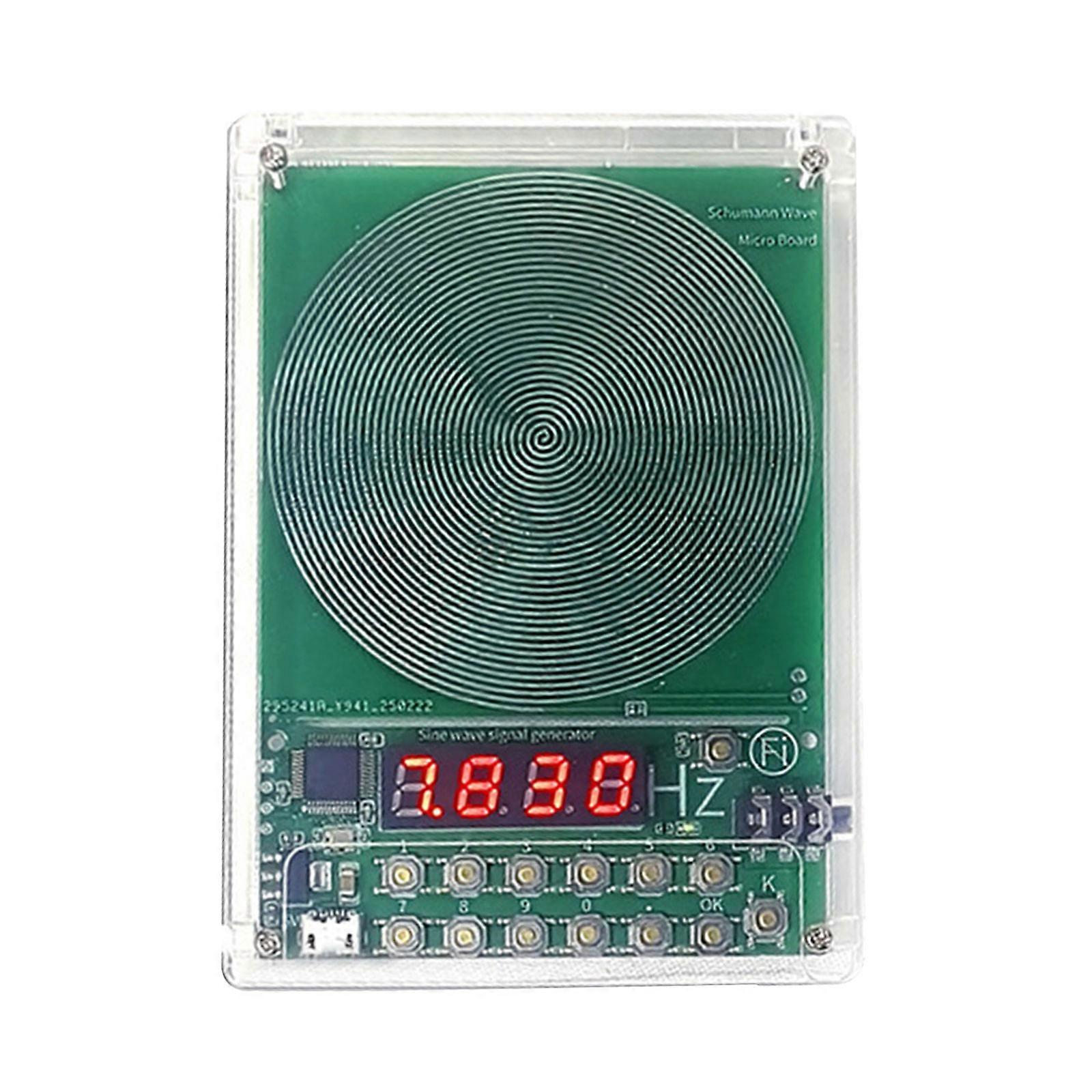 High Precise Schumann Waves Generator 7.83Hz with Type C Power Supply and Music Output Interfaces Stable Operate