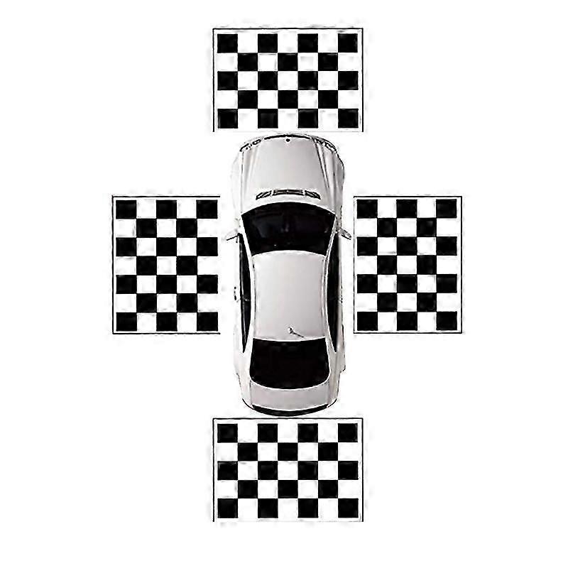 4Pcs Fabrics Calibration Cloth compatible with 360 Degree Surround Bird View Panoramic DVR System