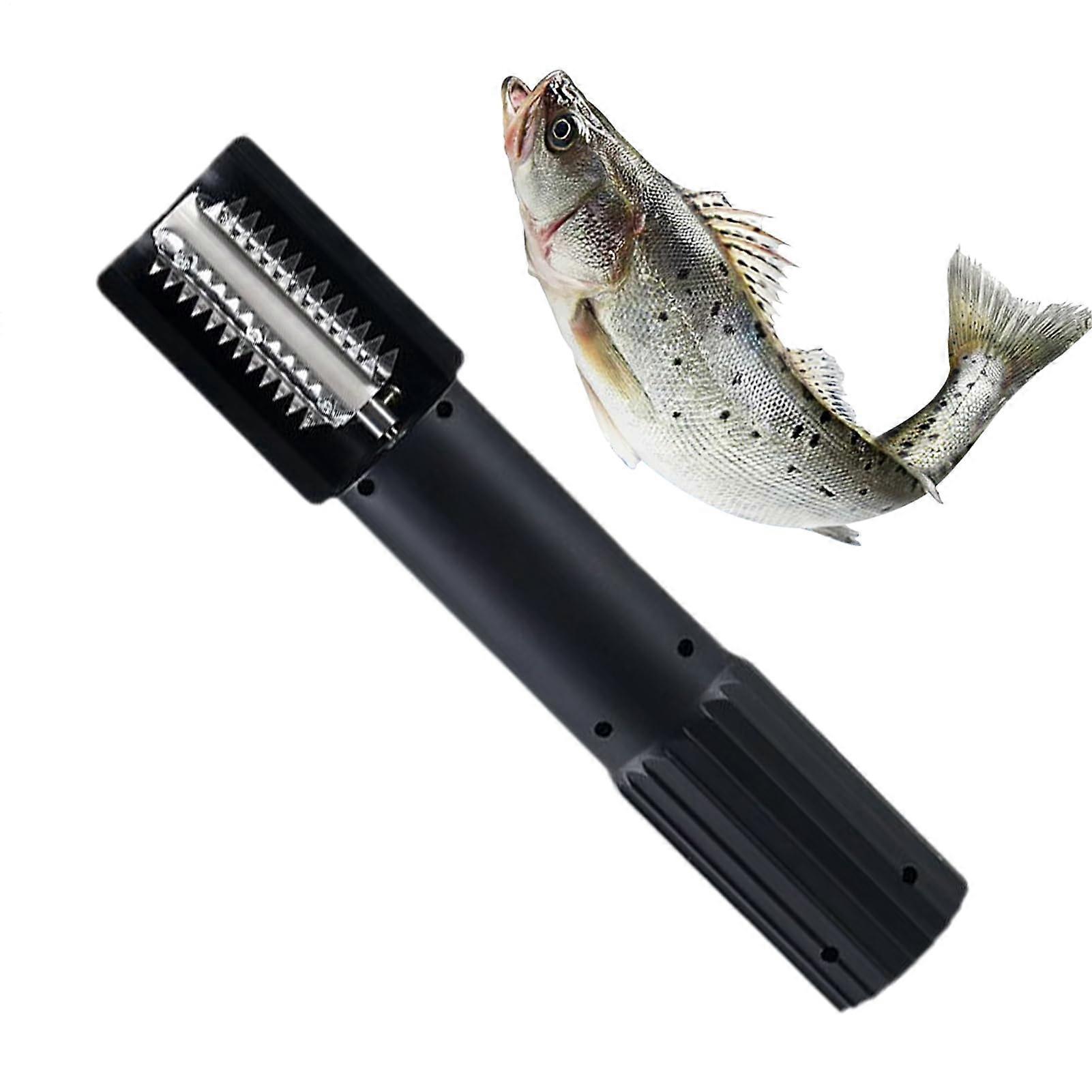 Fish skin remover – Automatic for scaling and peeling fish skin, waterproof, black