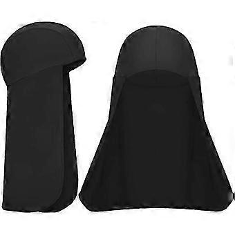 2-Pack Cooling Skull Hat Elastic Visor Neck Guard