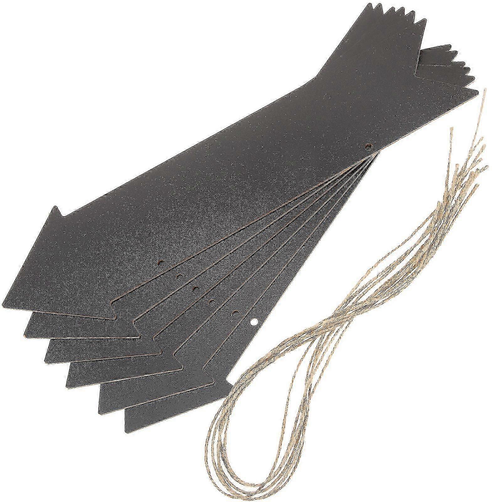 6Pcs Chalkboard Arrow Sign Double Side Arrow Signs Blank Arrow Sign Direction Signs