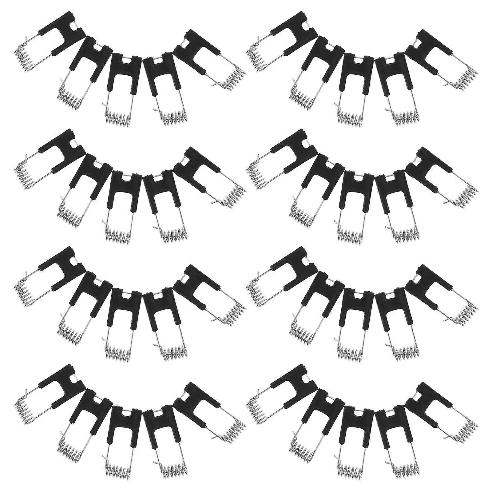 100pcs Durable Recessed Light Retrofit Clips Spring Securing Clamps for Downlights Easy Install Light Retaining Clips for Tube Spotlights