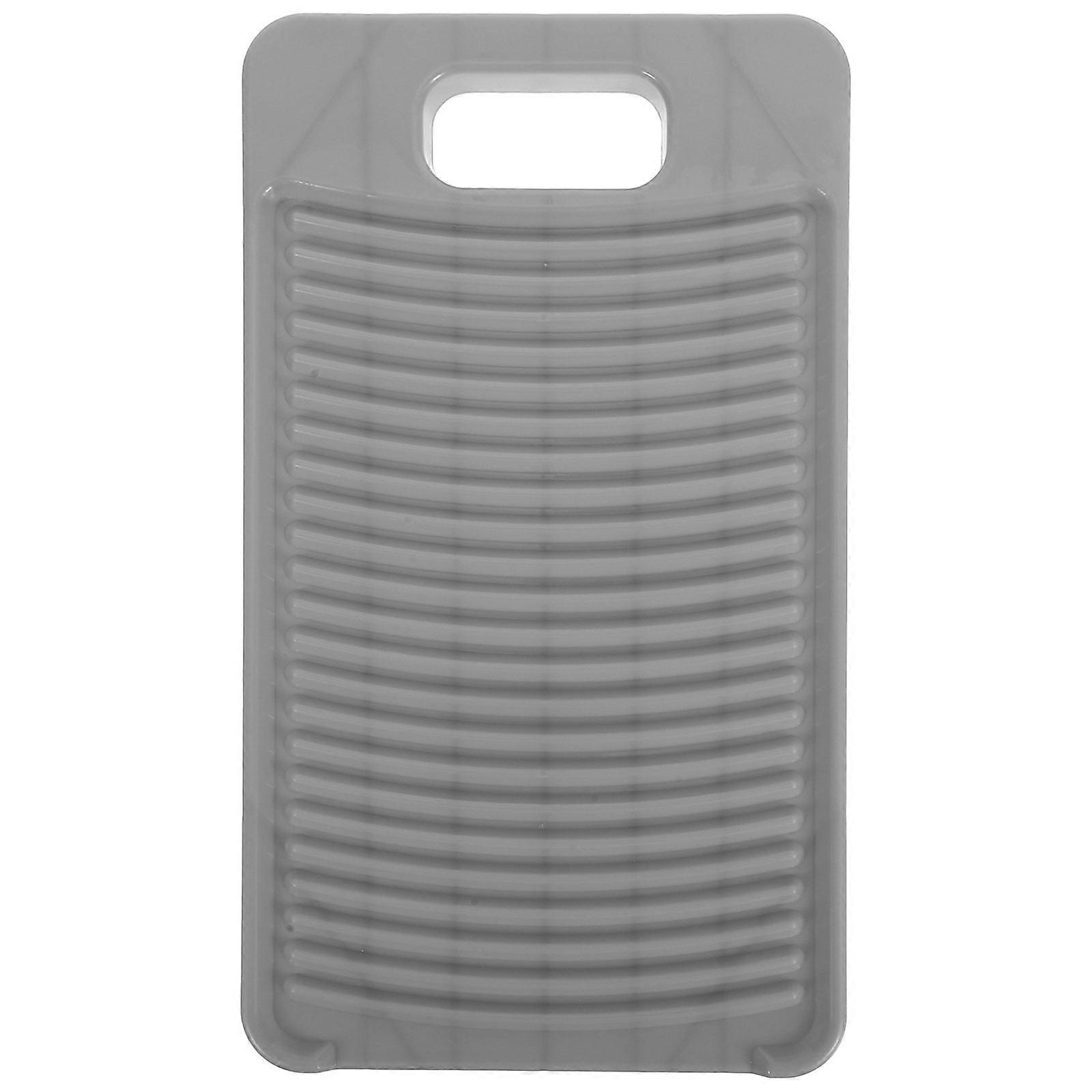 Hangable Slip Resistant Plastic Washboard for Clothes Washing – Compact Manual Scrubbing Tool with High Friction Surface for Home and Dormitory Use