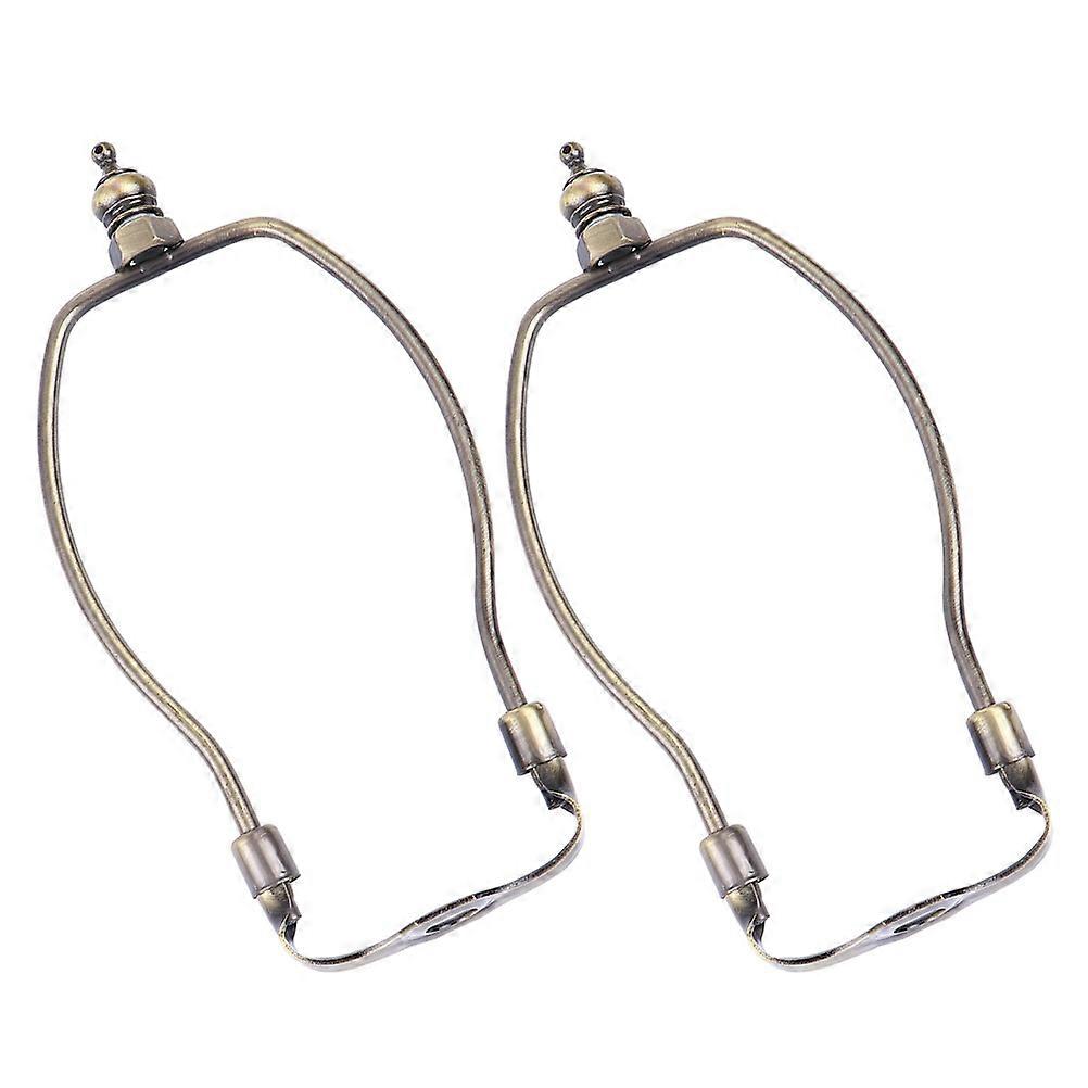 Lamp Bracket For Shade Lampshade Holders Floor Lamp Antique Bronze 6.9×3.5×0.6in 2Pcs