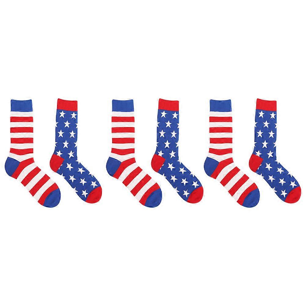 Cotton Stockings Tube Socks Men Breathable Stretchy 3Pairs