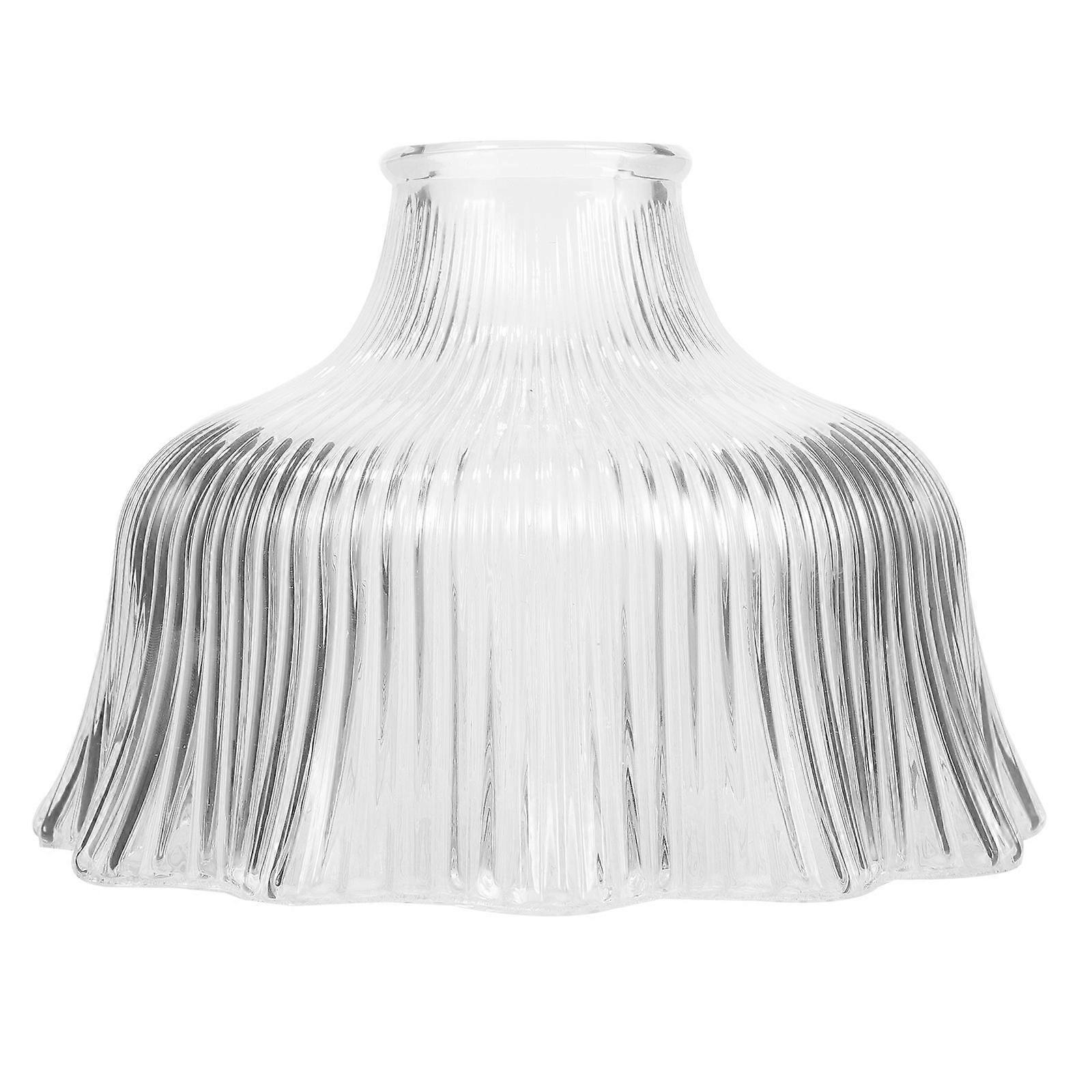 Creative Glass Pendant Light Shade with Stripe Pattern for Chandelier, Vanity, Floor Lamps – Decorative and Practical Lighting Cover for Home Use