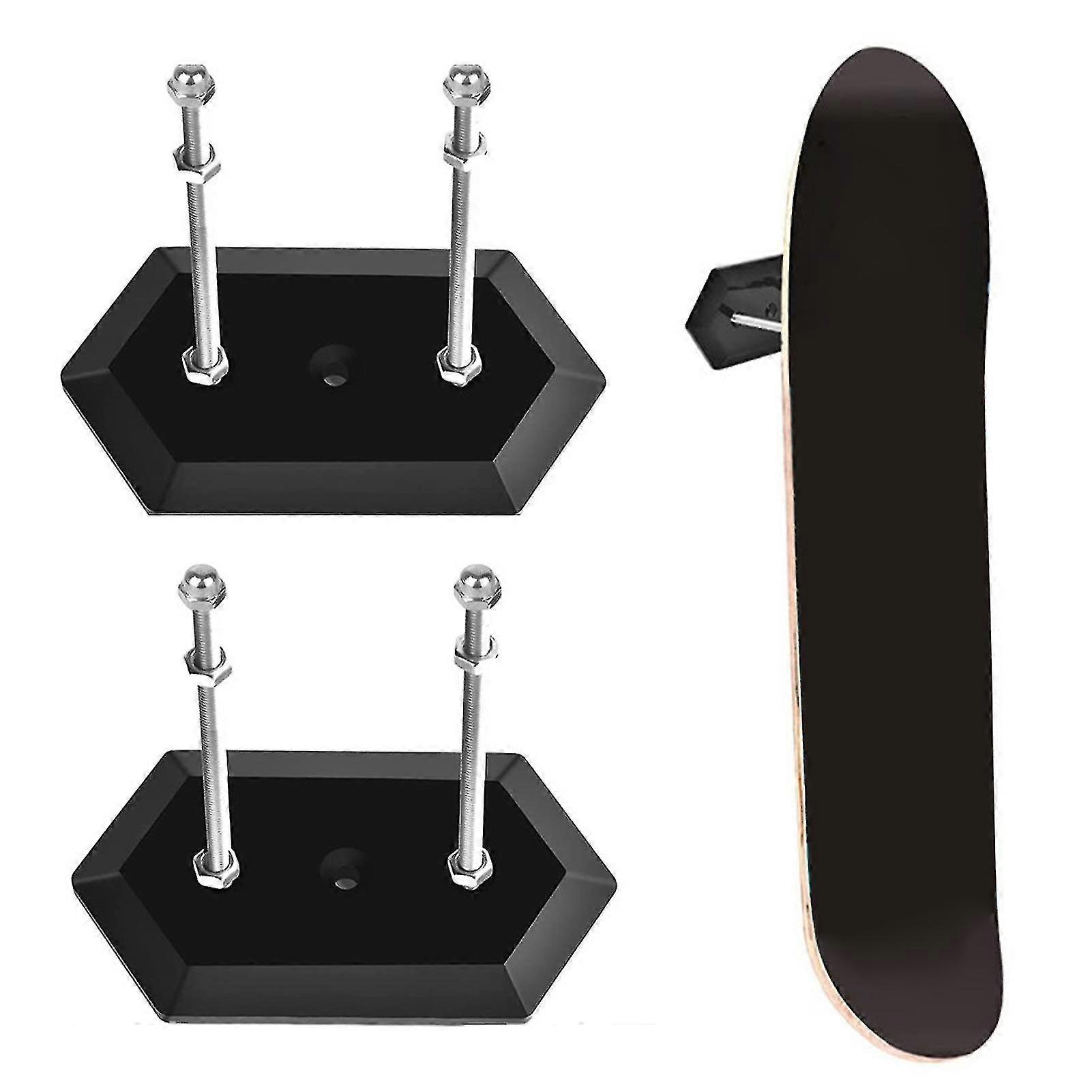 Durable Skateboard Hanger Space-Saving Acrylic Floating Effect Rack for Display