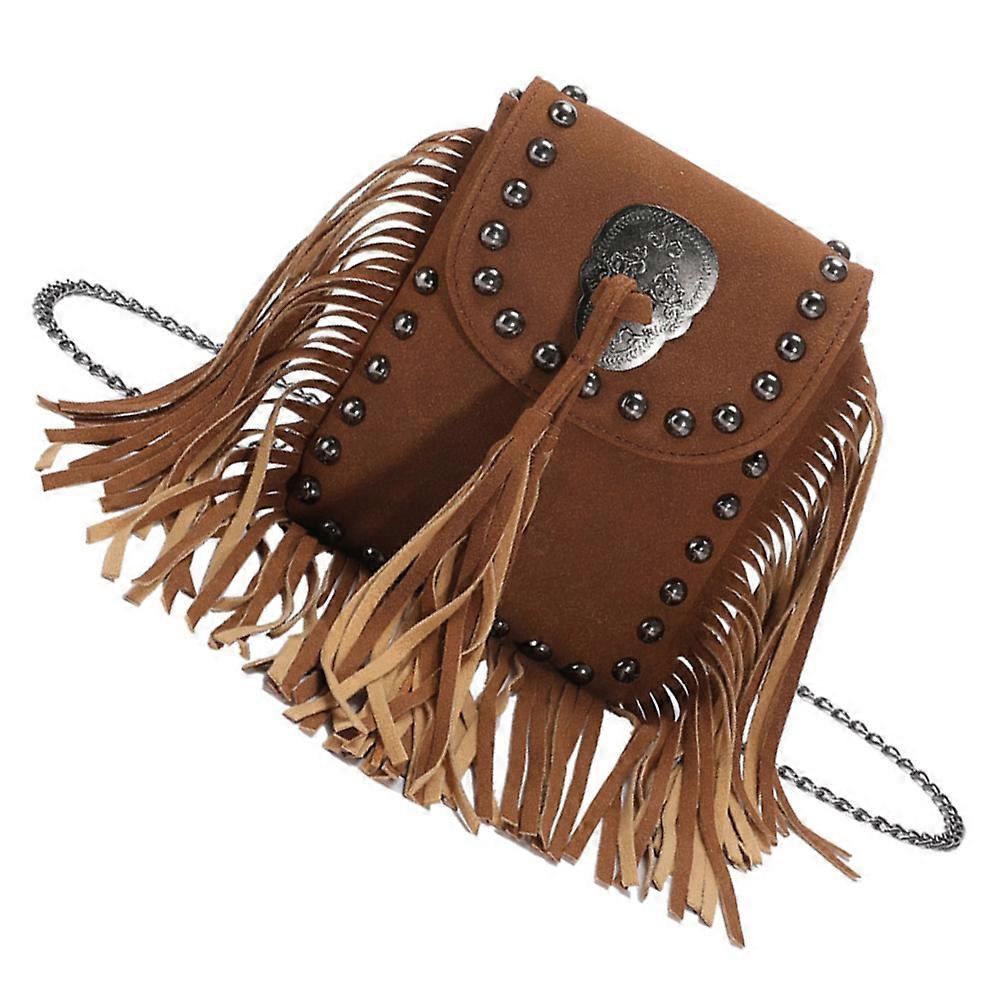 Fringe Crossbody Handbag for Women – Vintage Tassel Purse, Stylish Phone Bag with Chic and Unique Design for Daily, Beach, Outing, Shopping, and