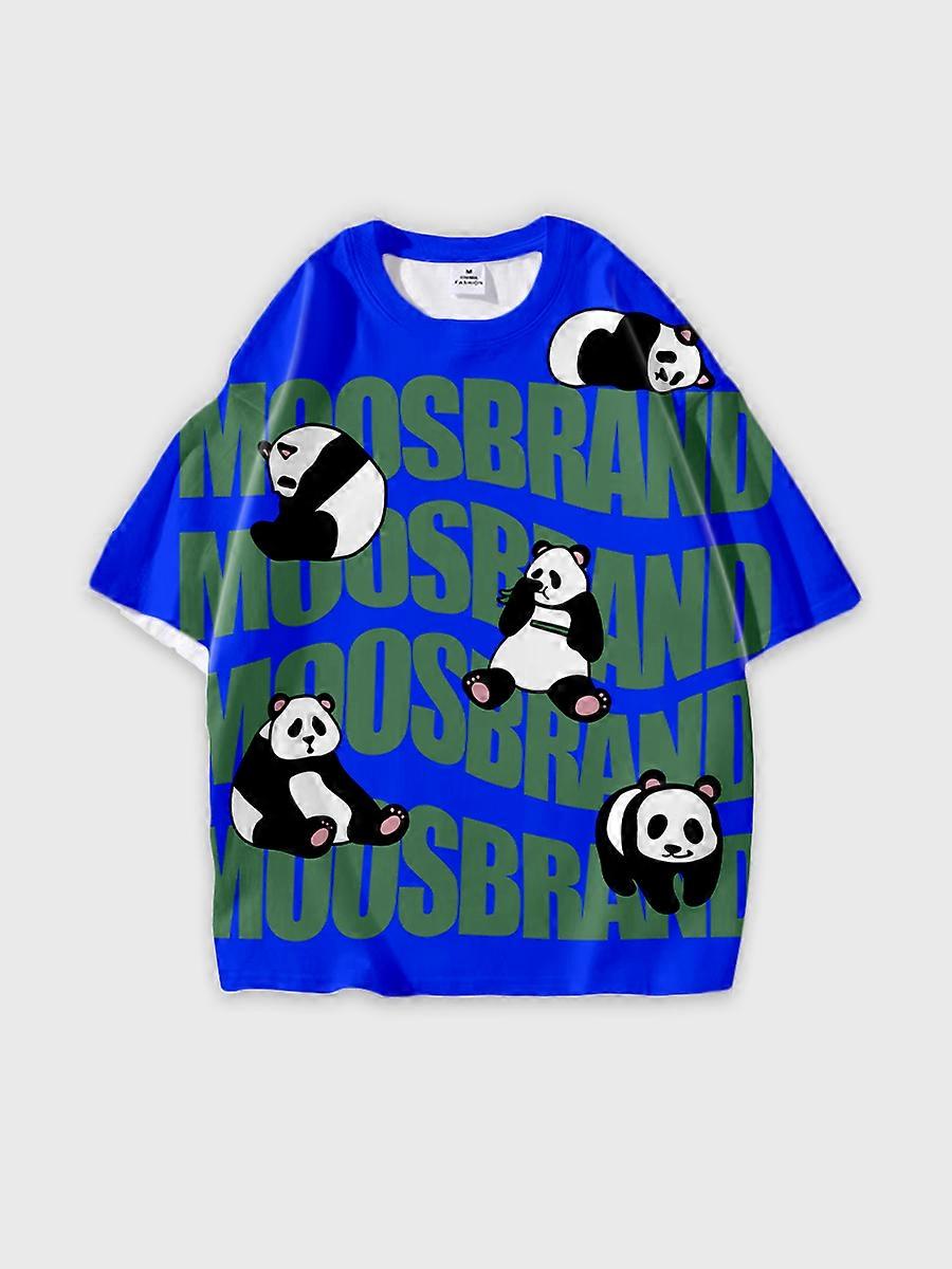 T-shirt round neck Pattern loose short sleeve JW487