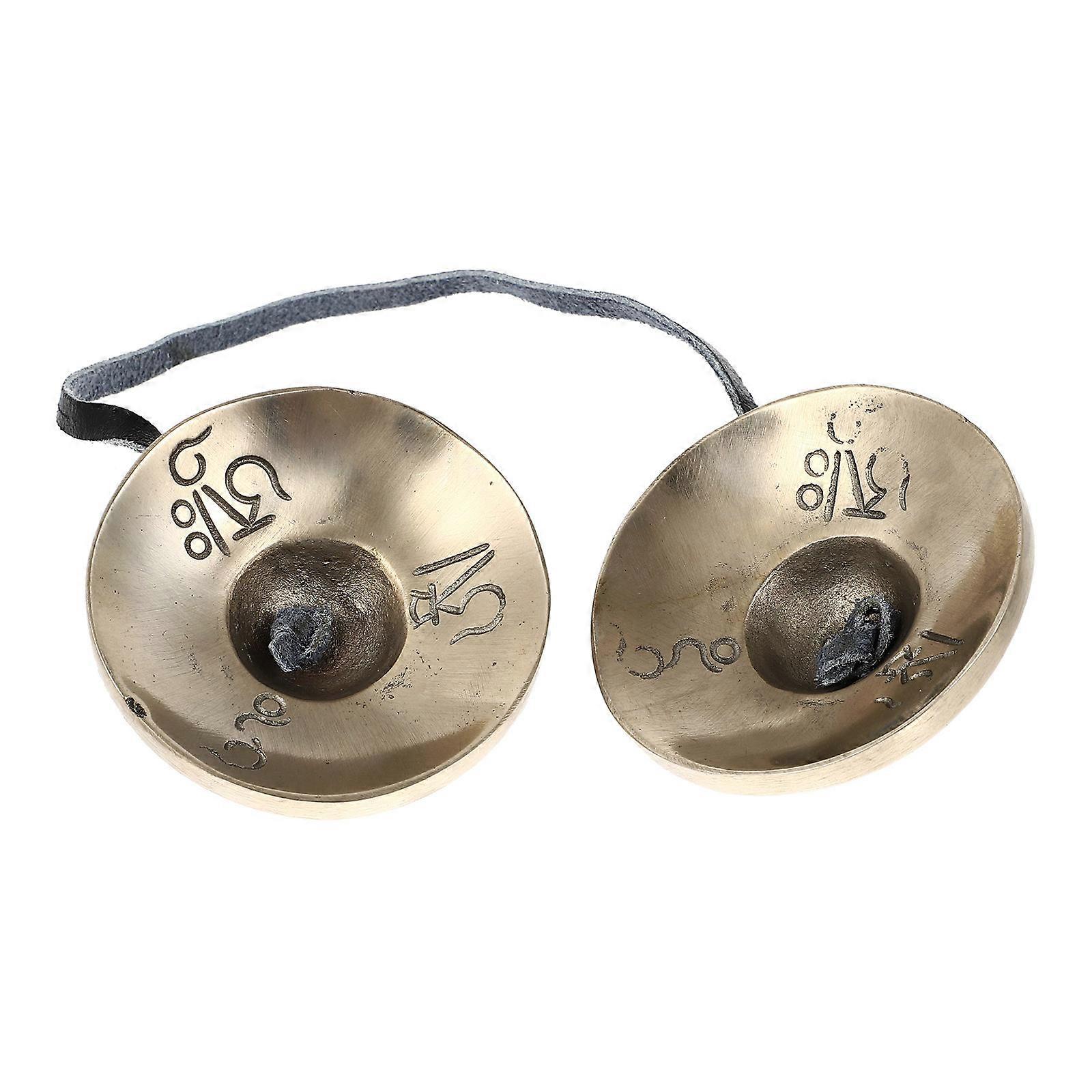 Handmade Copper Meditation Bell for Spiritual Practice Portable Design with Long Ringing Tones Buddhist Supply
