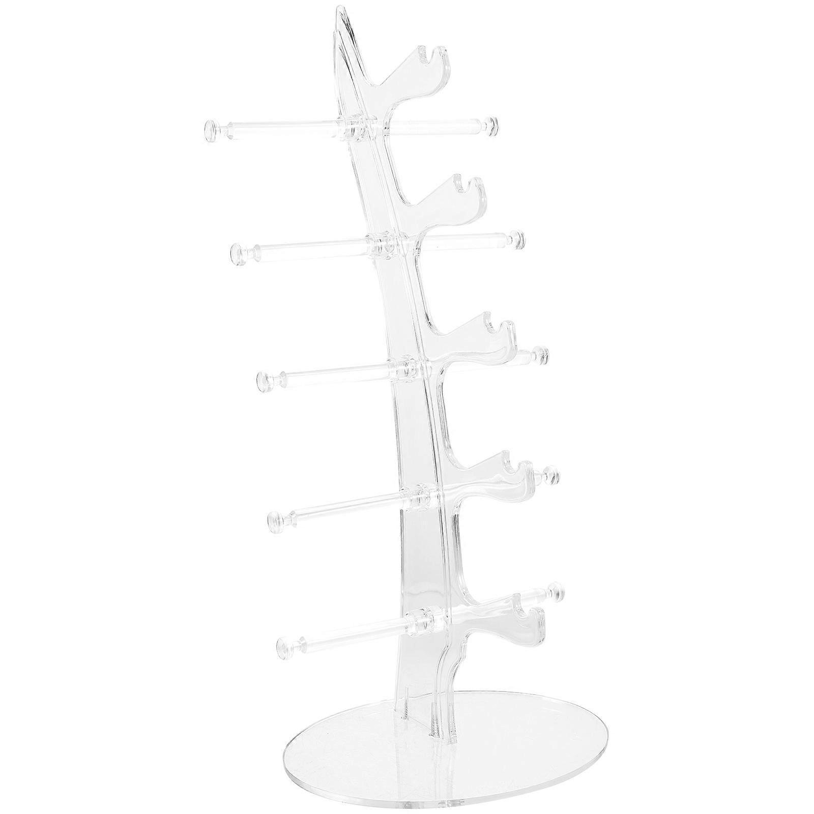 Acrylic Eyeglasses Holder Stand Transparent Multi Glasses Display Rack for Home and Store Organization Sunglasses Storage and Showcase