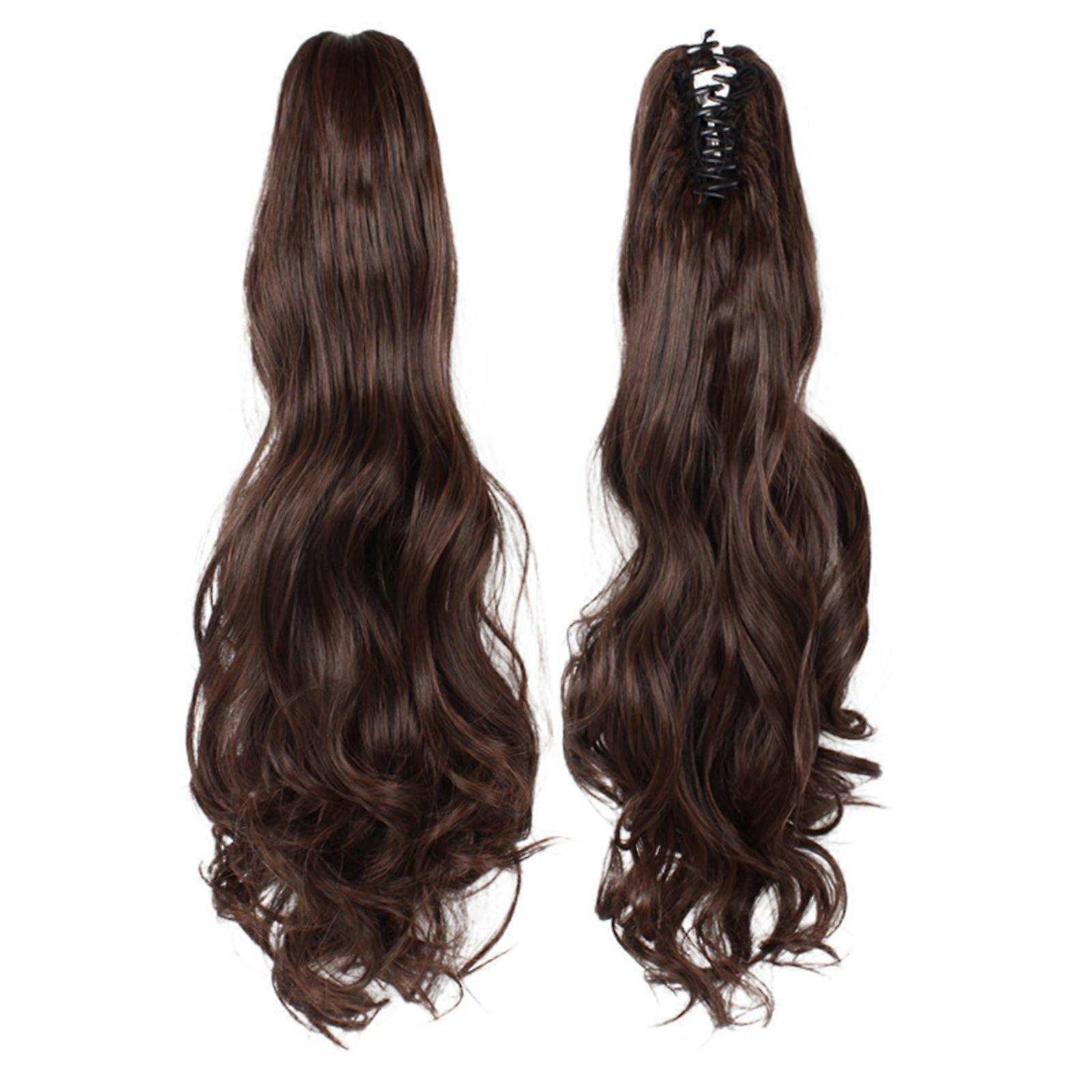 Fluffy Big Wavy Ponytail Wig Matte High-Temp Silk 1-7 Key Features