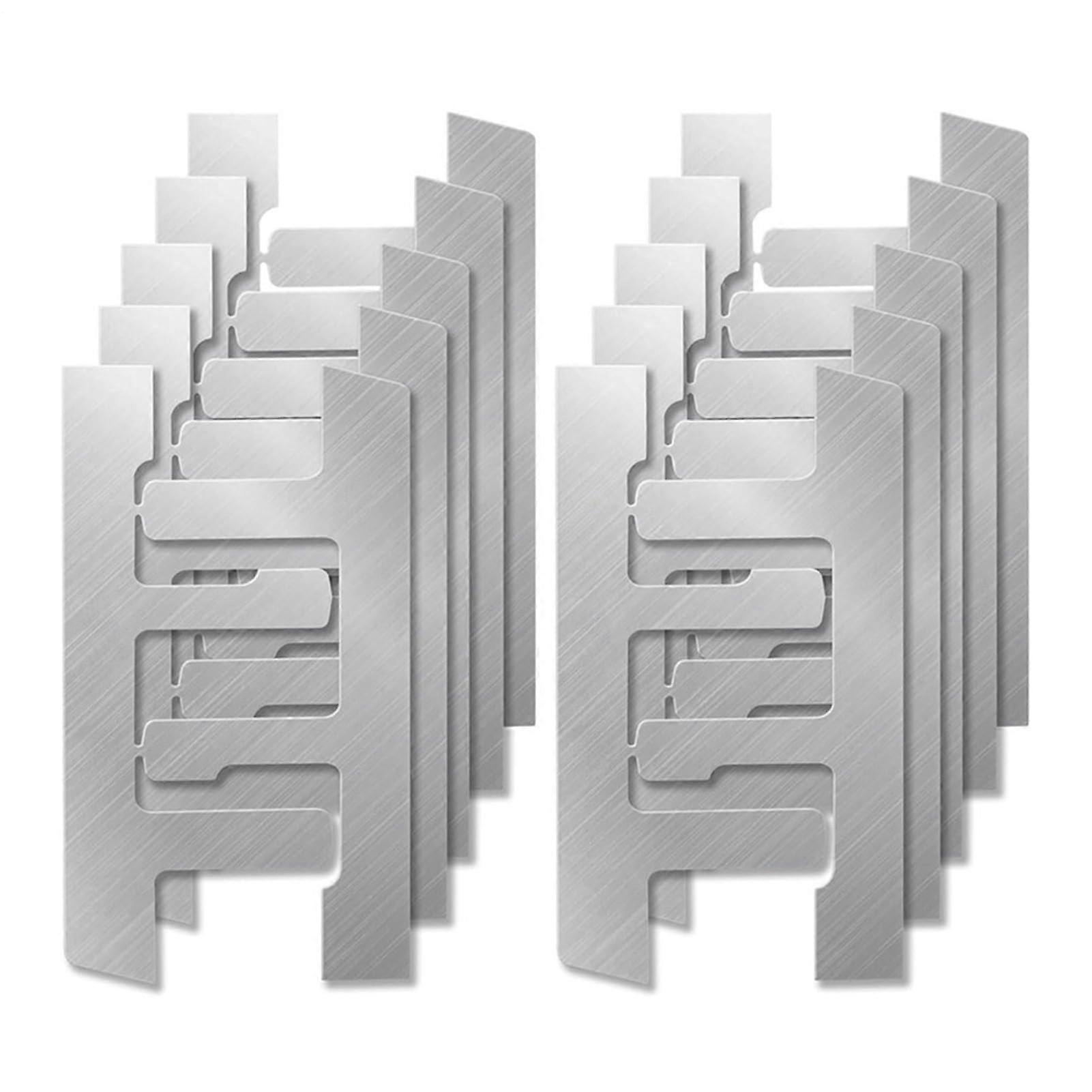 10x Support Straps for Electrical Box, F Clamps with Plaster Ears, 5.12x2.87in