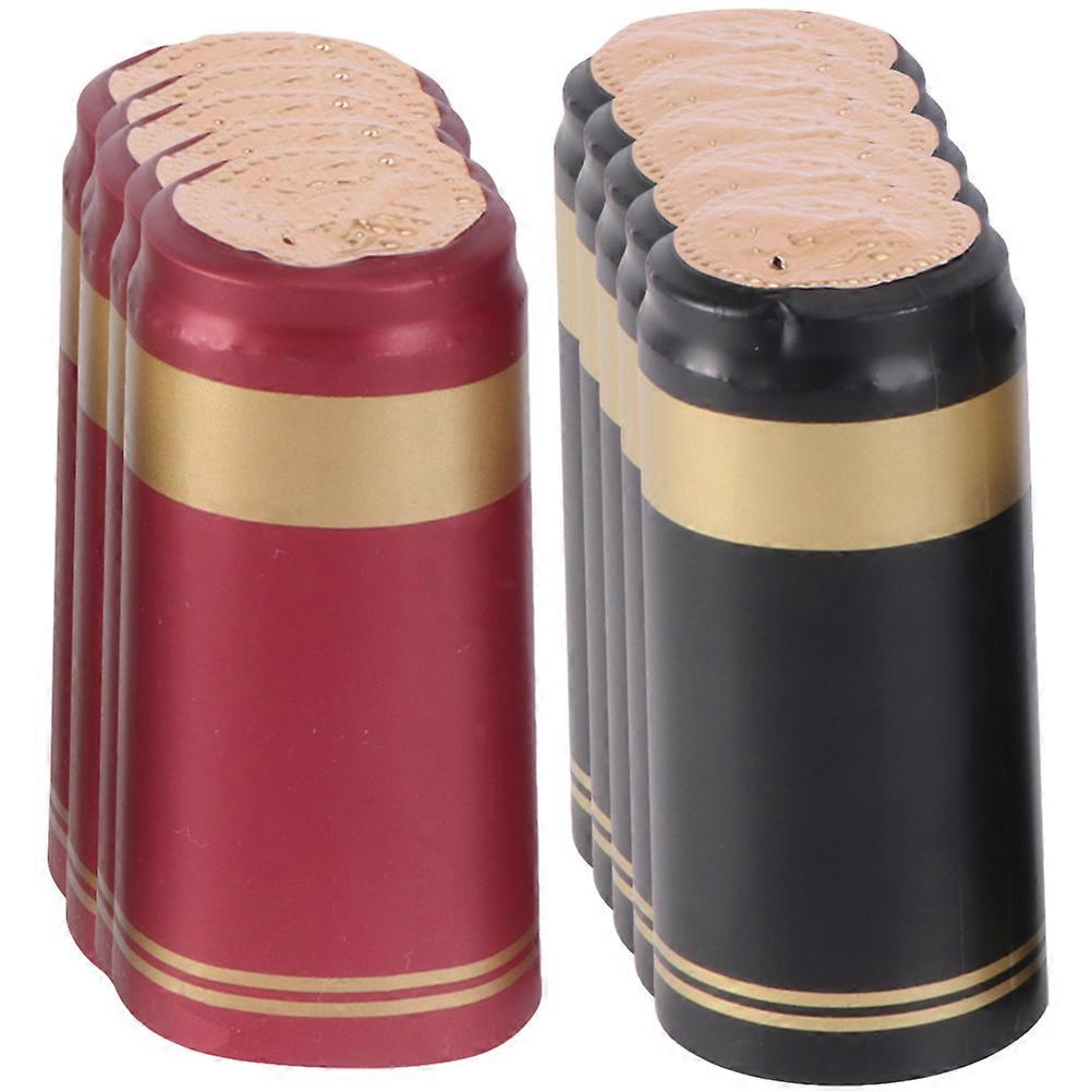 100Pcs PVC Heat Shrink Capsules Shrink Wraps Capsules Shrink Caps