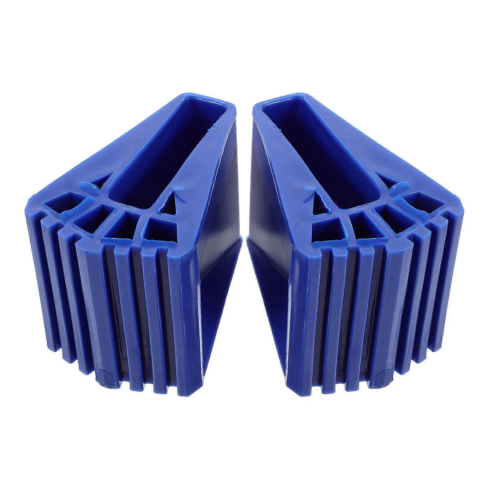 Non Slip Ladder Foot Covers Reusable Stabilizer Pads for Extension Folding Ladders Easy Installation Durable Replacement Cushions Blue