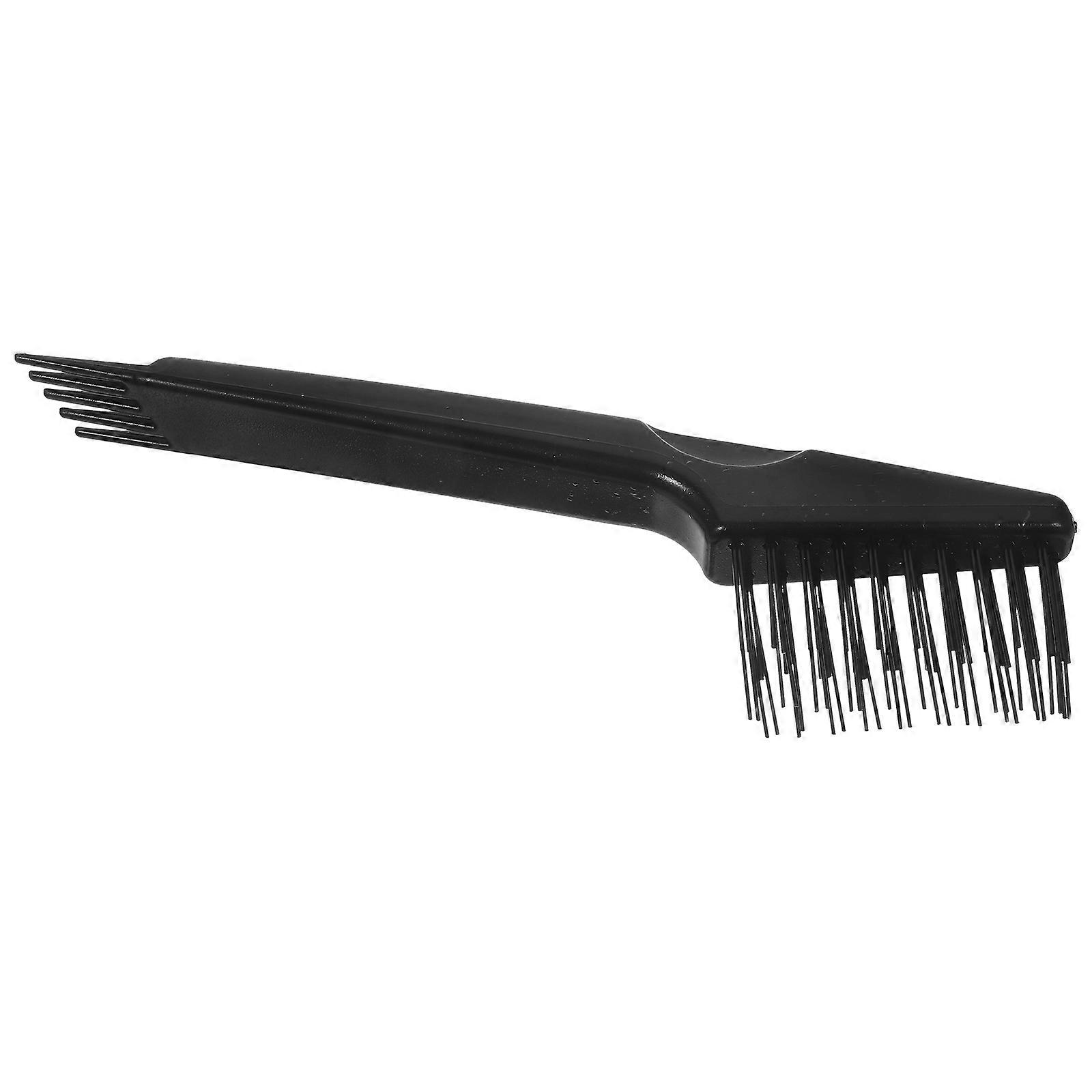 1pc Plastic Comb Cleaner for Hair Brush and Salon Home Use Black Practical Cleaning Tool