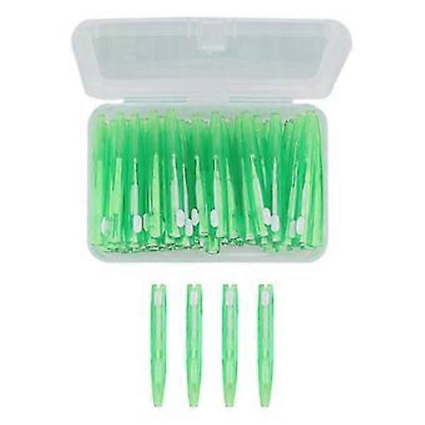 60pcs interdental brushes, green.