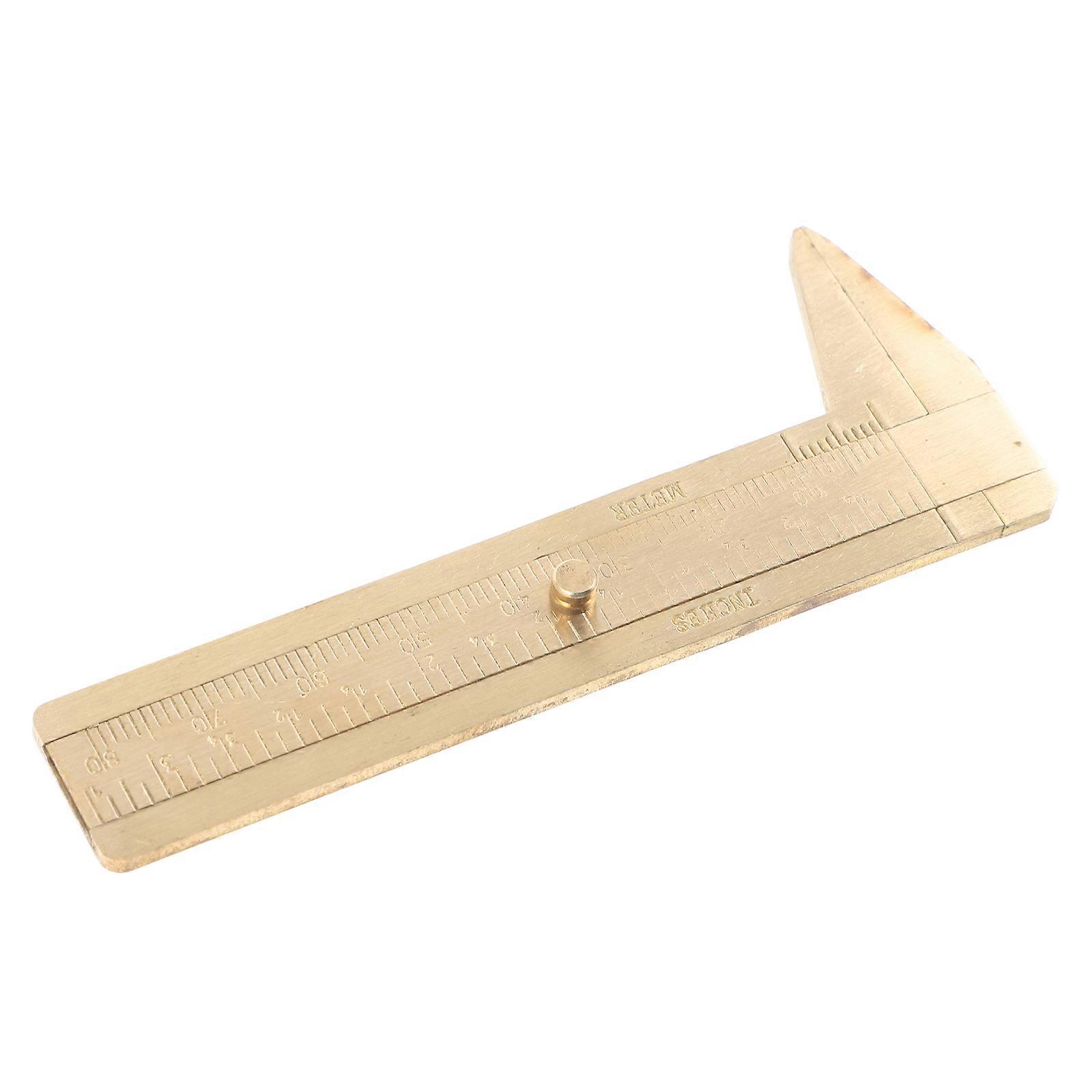 Caliper Measuring Tool with Scale Ruler – Compact, Sturdy Design for Accurate Measurements in Jewelry Sizing, DIY Projects, and Craftsmanship