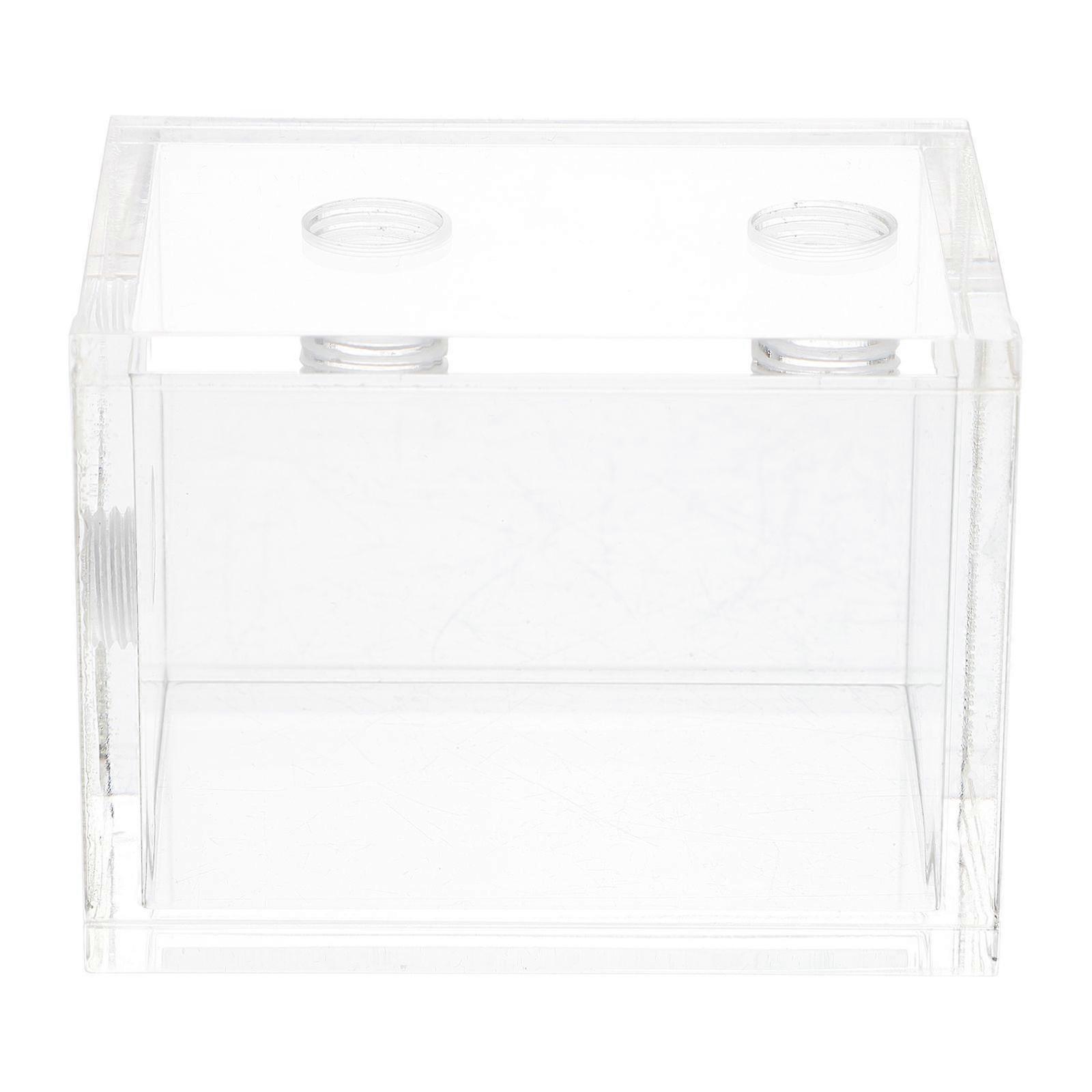 Acrylic Water Container 8.2X6.2cm 200ml Transparent Mini For Tech Enthusiasts Diy Computer Setup 1Set