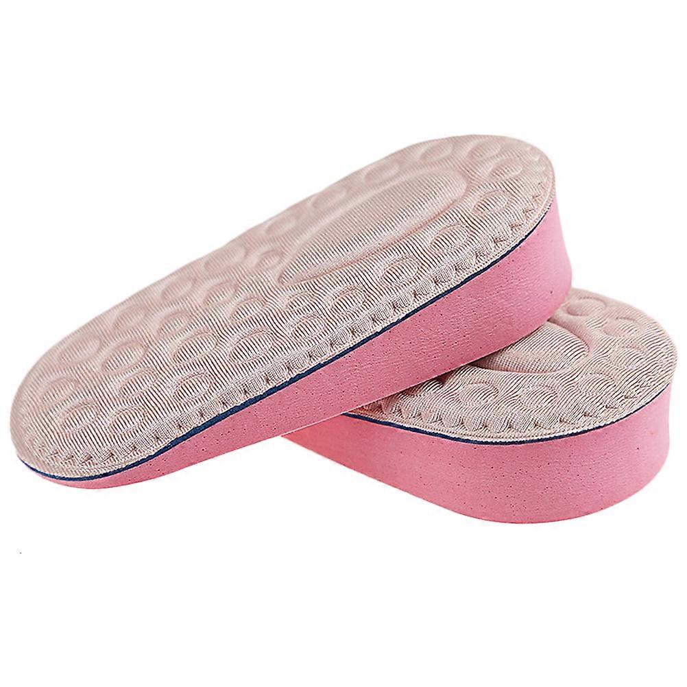 EVA Insoles for Shoes Use Pink Height Increasing Pads with 3 Different Sizes for Lasting Comfort