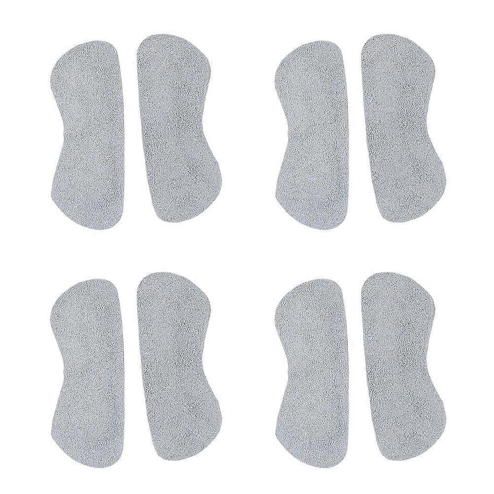 4 Pairs of Heel Grips Shoe Filler Liners High Heel Inserts Grey