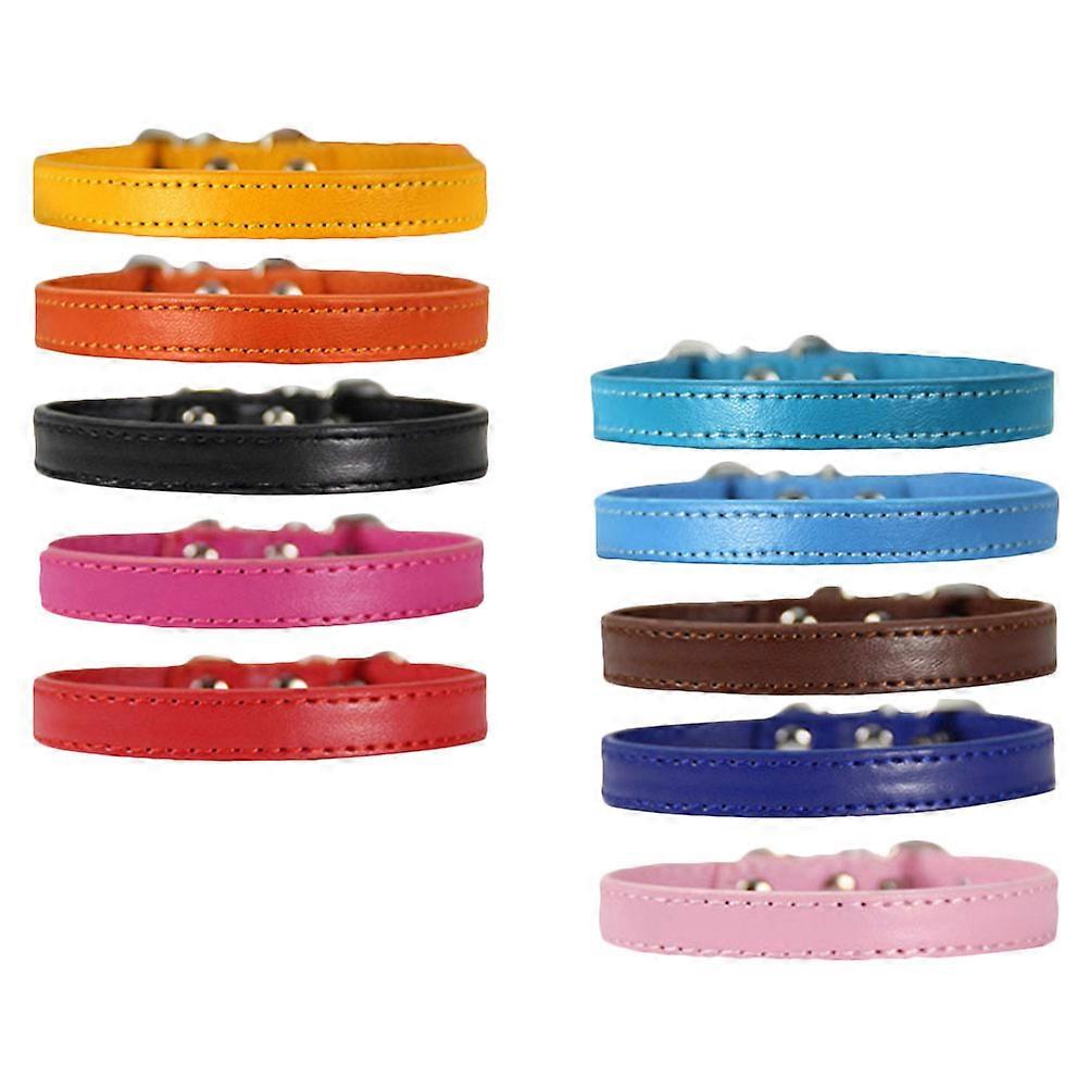 10pcs Random Color Pet Collar Fashionable Cloth Neckwear for Dogs and Cats, Comfortable Fit, Easy to Use