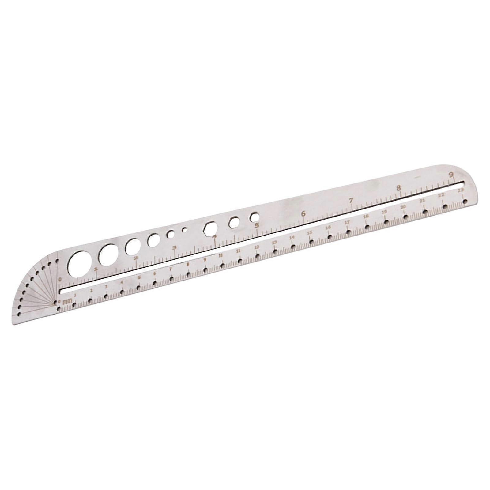 Multifunctional Steel Measuring Tool Adjustable Finder Steel Multi-Angle Measurement Rule for Precision Angle Creation
