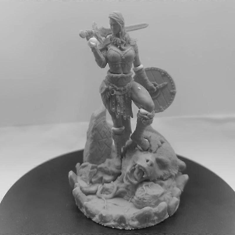 Ancestor Hunter Resin Figure 1/24 Scale 75mm Total Height Assembly Model Kit Unassembled Dioramas and Unpainted Statues Toys