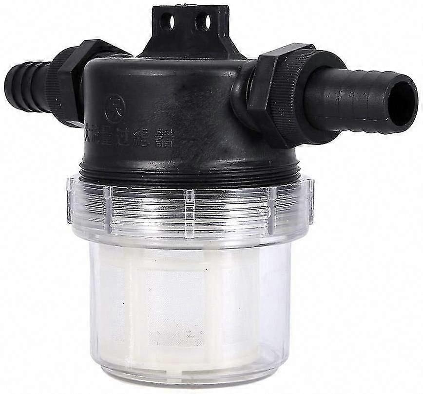 Adjustable In-line Water Pump Filter Net Sprinkler Transparent Mesh Strainer 20mm for Gardening Watering Tool