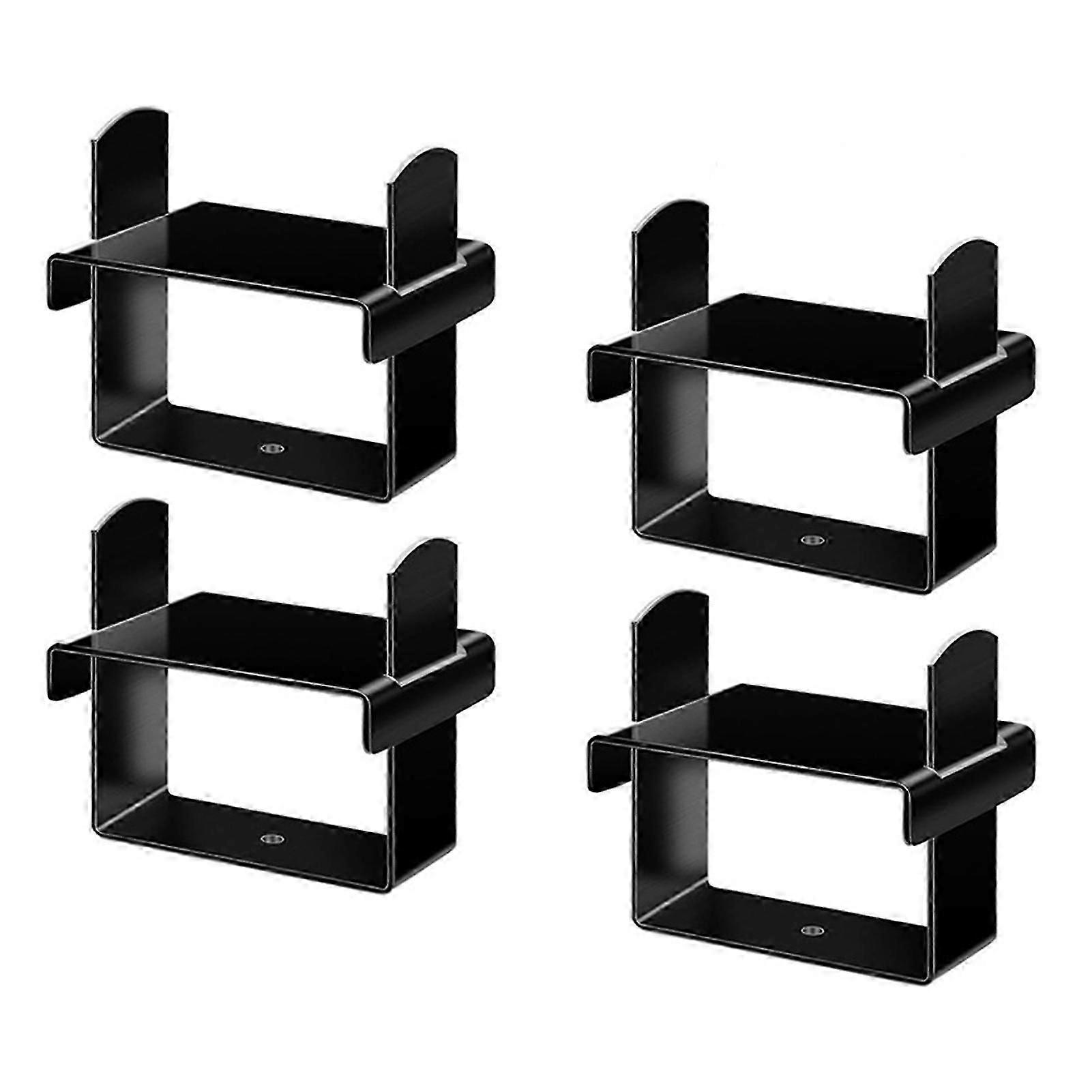 4Pcs Leaf Spring Clamp Kit Rustproof Corrosion Resistant Wide Application Heavy Duty Trailer Leaf Spring Bend Repair Clips Set