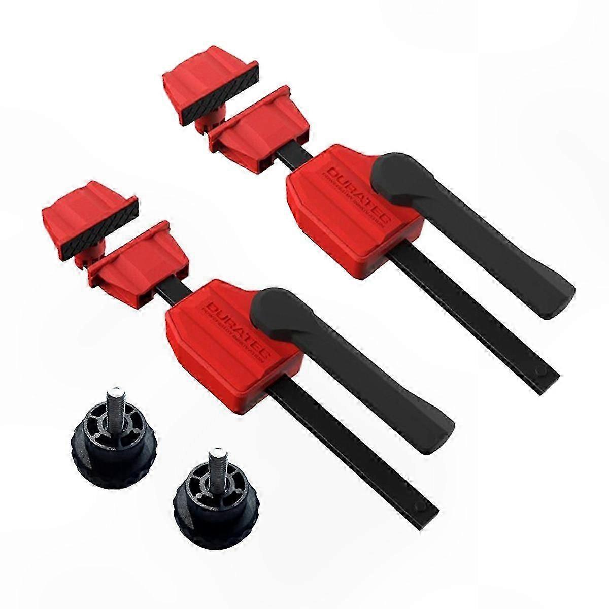 Ergonomic Woodworking Clamps Set - 2 Pack Horizontal Clamping Tool
