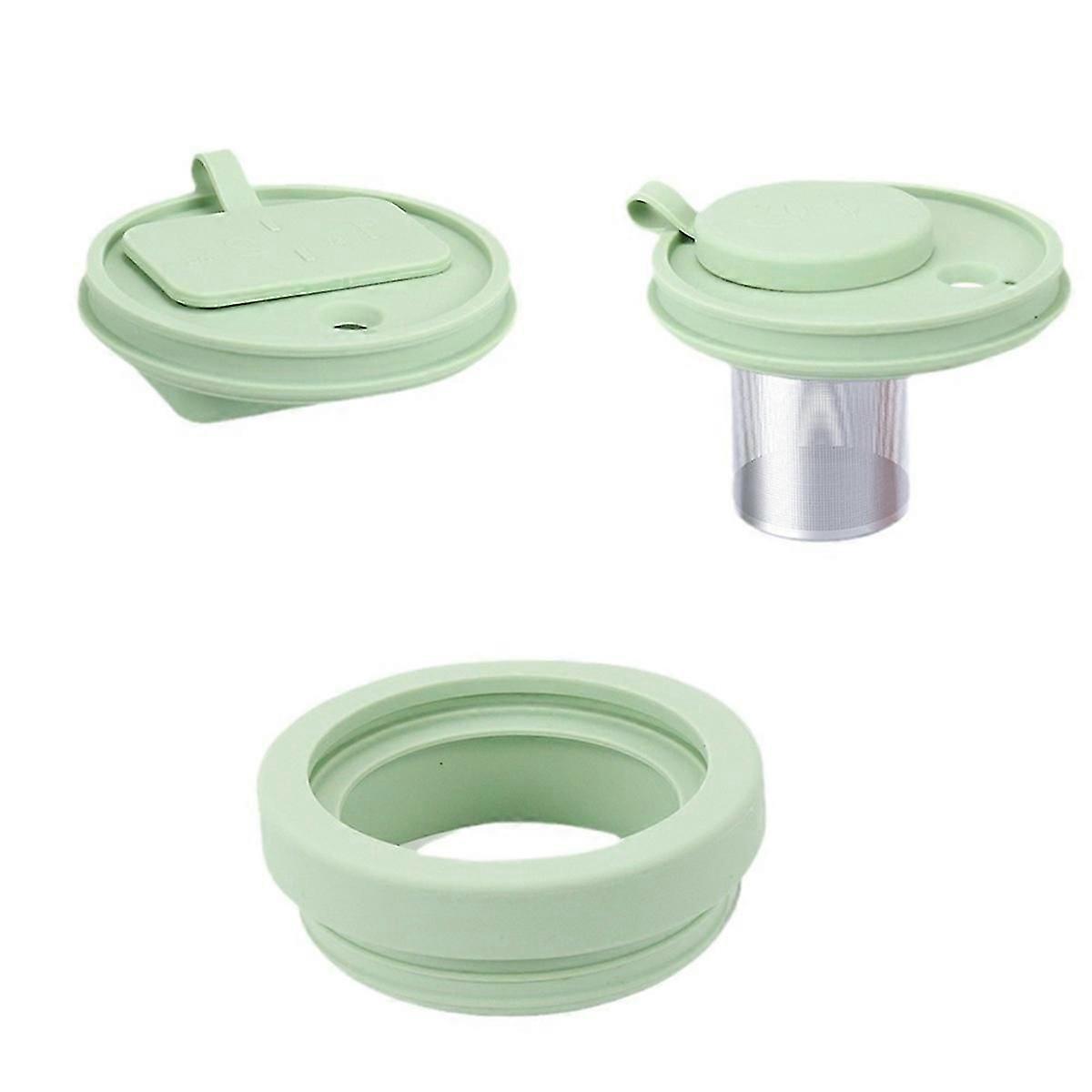 Suitable for Accessories 40 Oz Lid, Multi-Function Spill-Proof Lid, Green