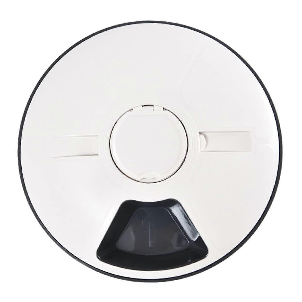 Automatic Pet Feeder with Timer for Cats - Smart, Non-Slip, Space-Saving Design, 6 Meal Programmable Dispenser
