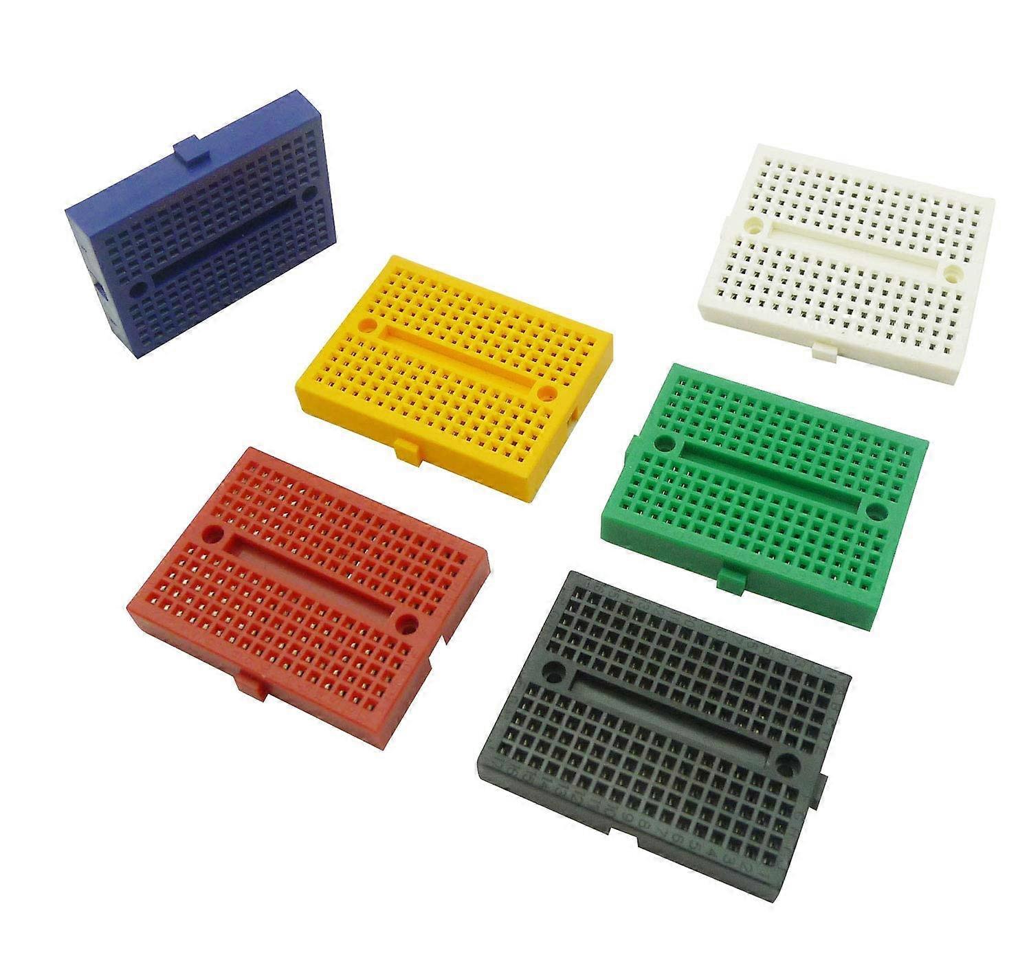 Breadboard SYB/170 Colorless Arduino Prototype Tie Point Breadboard Bread Board for Small, White
