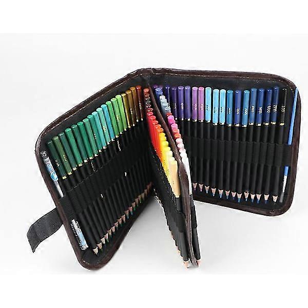 Professional Colored Pencils Set of 72 Colored Pencils with Case, Luminance Map Pencils by Numbers with Premium Soft Core for Adult Artists Women