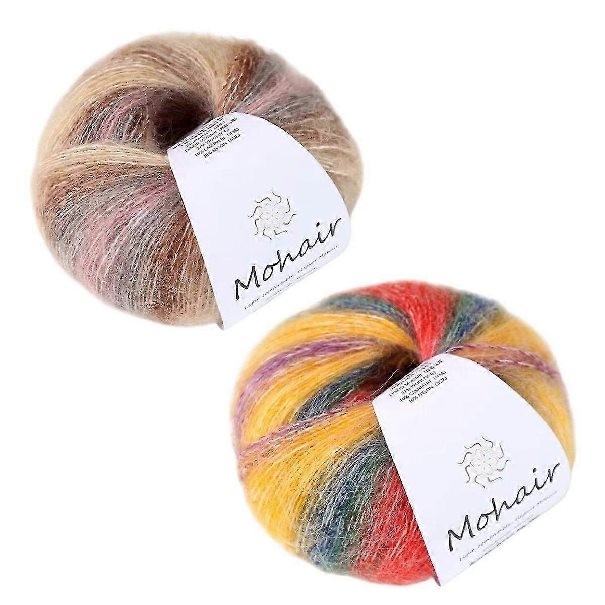 Multi-Color Gradient Yarn for Knitting & Crocheting - Soft Baby Wool Yarn for Clothes, Hats & Cozy Scarves