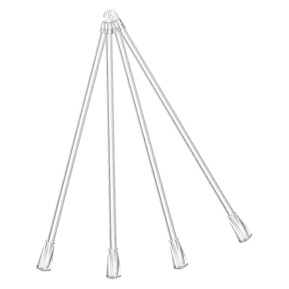 4Pcs Clear Vertical Blind Wand Replacement With Hook For 21 Inch Window Blinds Accessories Easy Installation