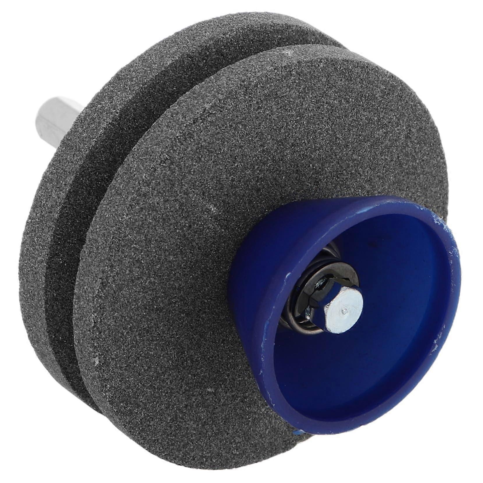 Knife Sharpener for Lawn Mower Blades Portable Garden Tool Steel Blue Blade Grinding Sharpener Accessories
